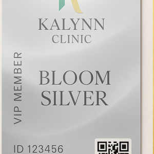 Kalynn Clinic VIP Member Cards Bloom Silver